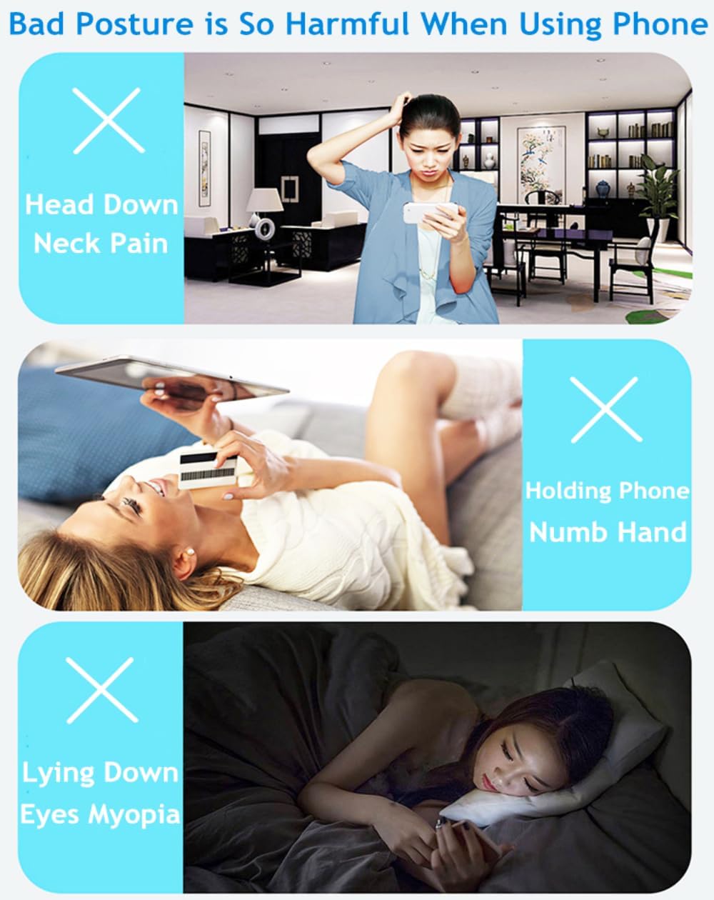 Cell Phone Stand for Desk Foldable Cell Phone Holder Desk Tablet Holder Mobile Phone Dock, Multi-Angle Universal Adjustable Tablet Dock Compatible with Most Cell Phones (Green)