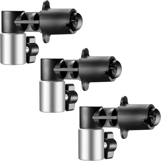 3 Pack Reflector Holder Backdrop Clamp, Sturdy Aluminum Alloy Photography Reflector Disc Holding Positioning Clamp Mount Adapter for Light Stand with 5/8" Stud