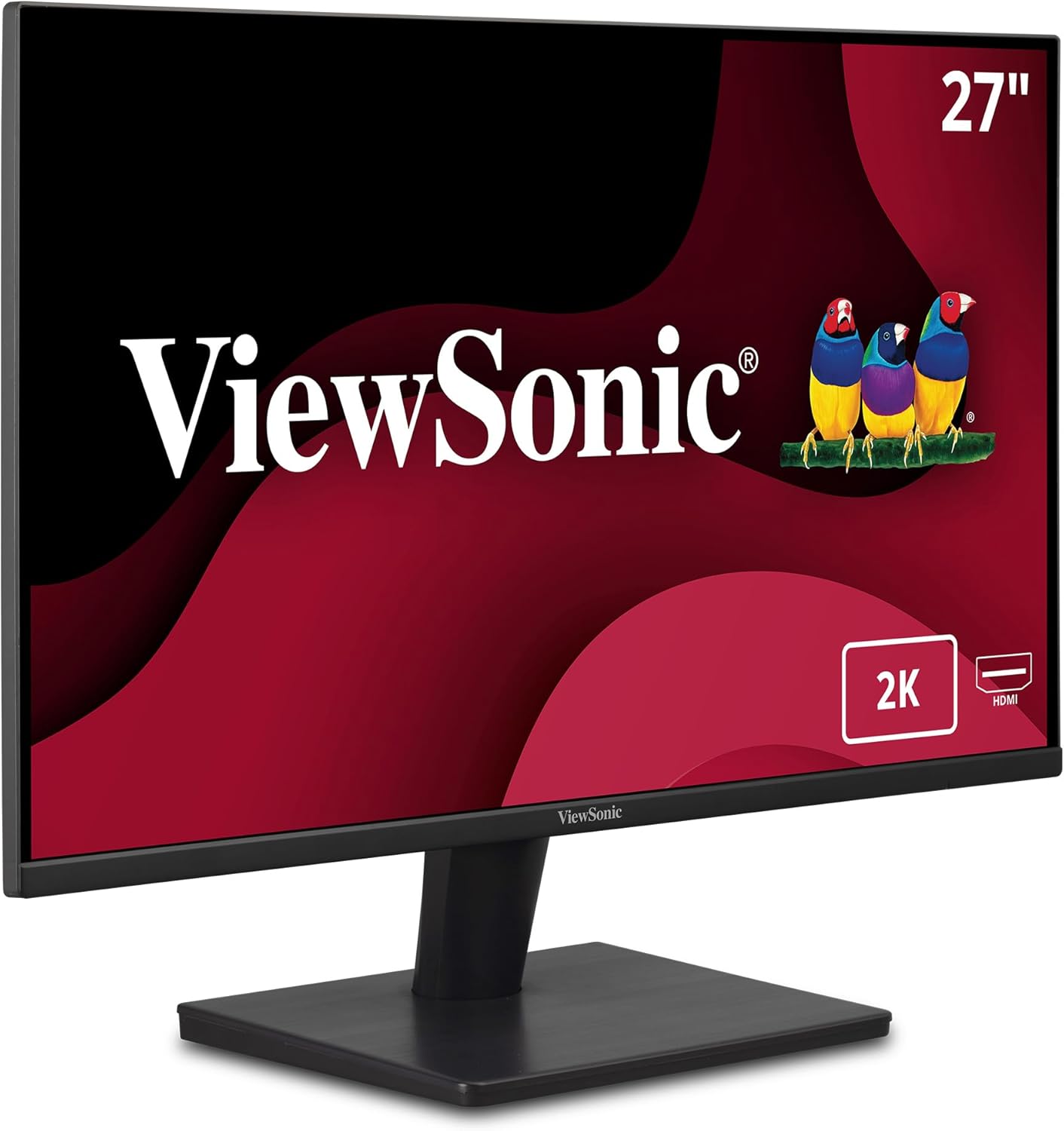 ViewSonic VA2715-2K-MHD 27 Inch 1440p LED Monitor with 100Hz, Ultra-Thin Bezels, HDMI and DisplayPort Inputs for Home and Office