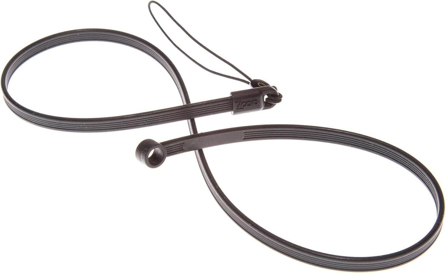 ZoopLoop Black Silicone Scratchproof 20.75in Tether for Digital Electronic Styluses (Diameter Range: 0.27-0.37in) - Secure Stylus to Tablet Case - Tablet Pencil Holder Accessory