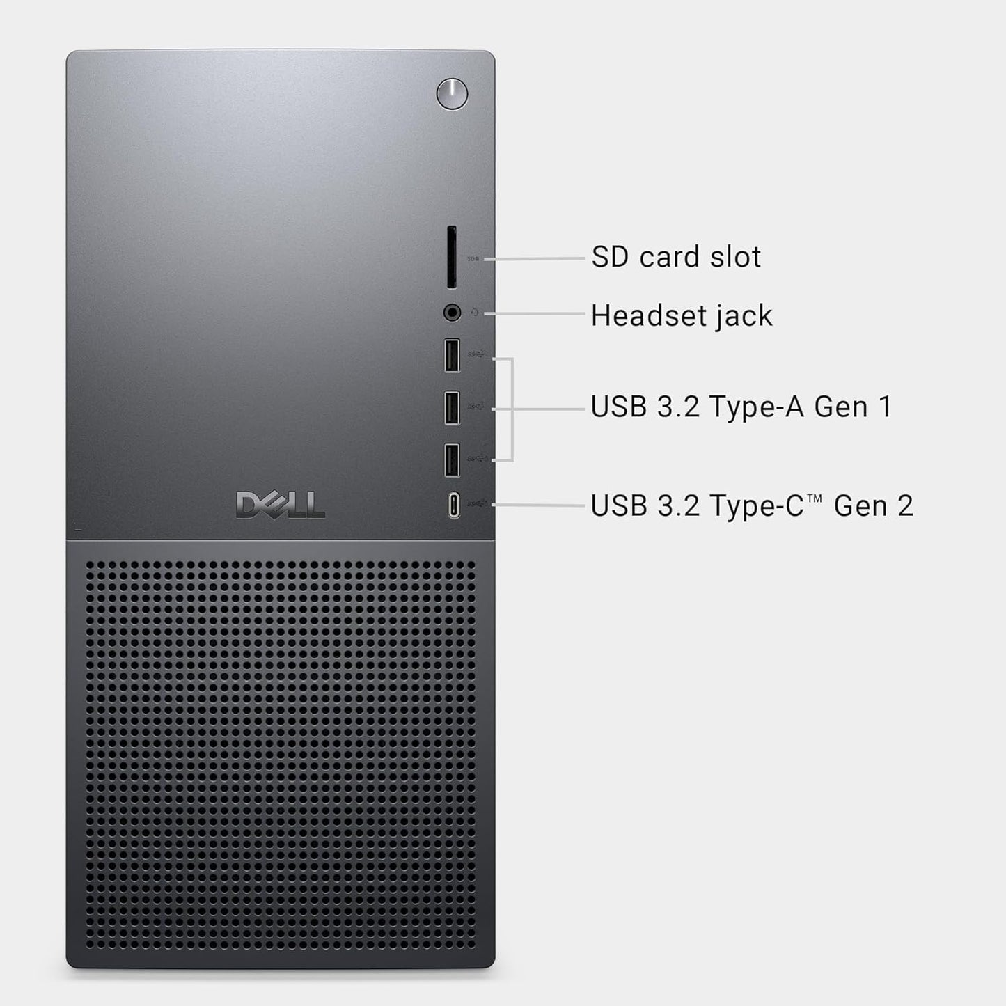 Dell Tower Plus EBT2250 Desktop Computer - Series 2 Intel Core Ultra 9 285 24-Core Processor up to 5.6 GHz, 32GB DDR5 RAM, 8TB NVMe SSD, NVIDIA GeForce RTX 4060 8GB GDDR6, Windows 11 Home, Graphite