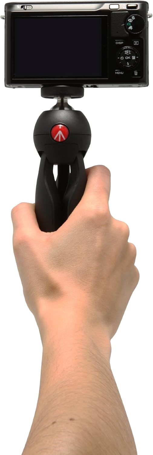 Manfrotto MTPIXI-B PIXI Mini Tripod, Black