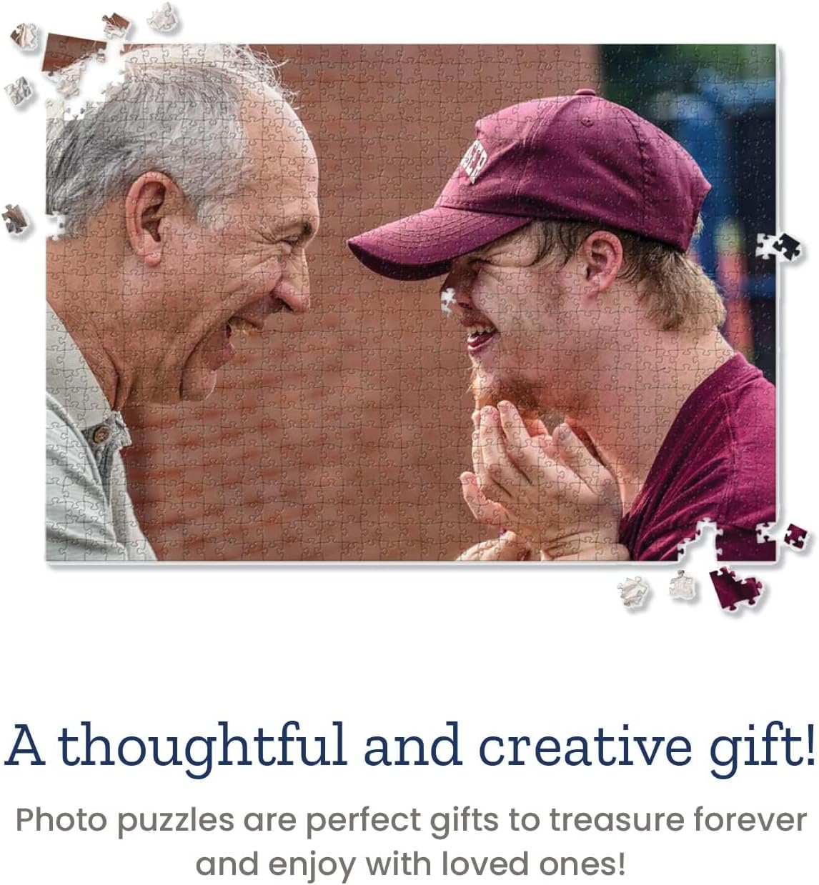 Photo Personalized Puzzle for Mother's Day - 500 Piece - I See Me! (Horizontal/Landscape)