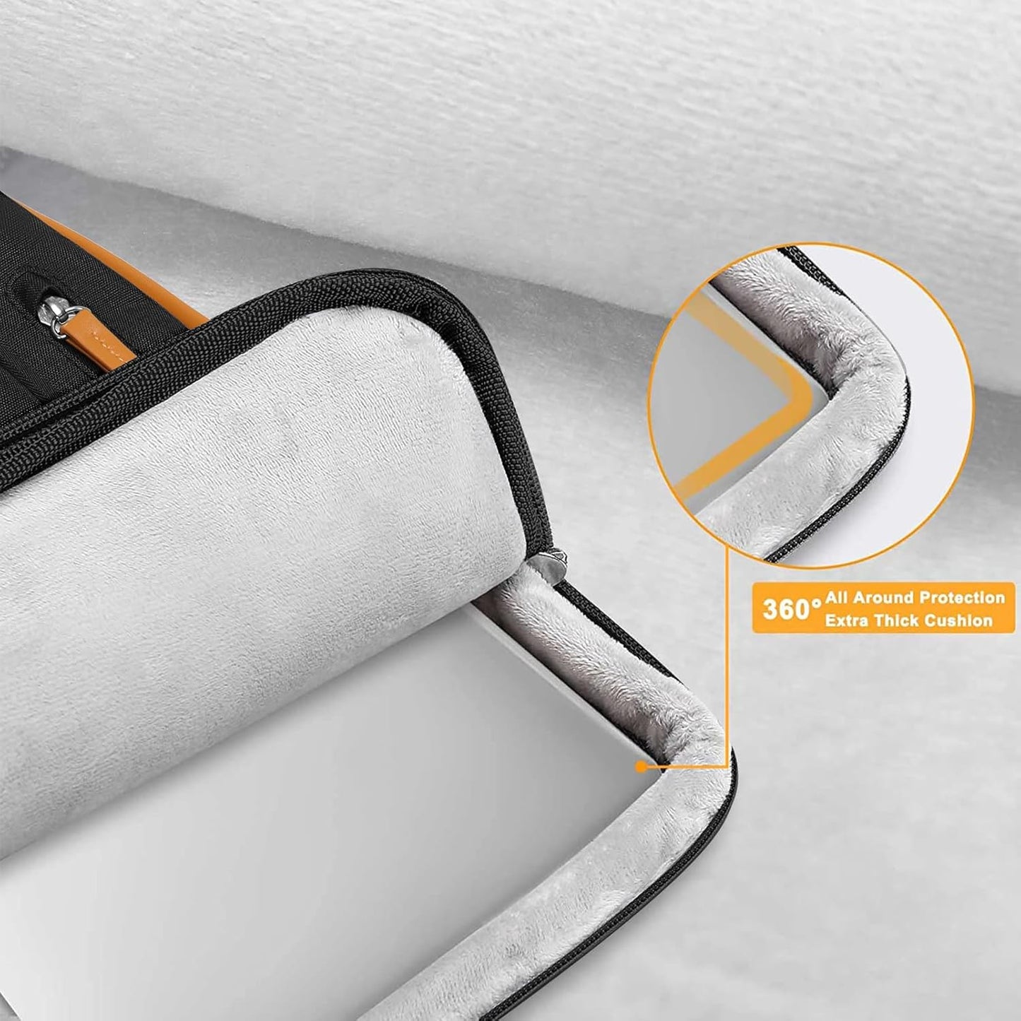 MOSISO 360 Protective Laptop Shoulder Bag,13 inch Computer Bags Compatible with MacBook Air M4 M3 M2 M1 2025-2018/Pro 13 2025-2016,Side Open Messenger Bag with 4 Zipper Pockets, Black