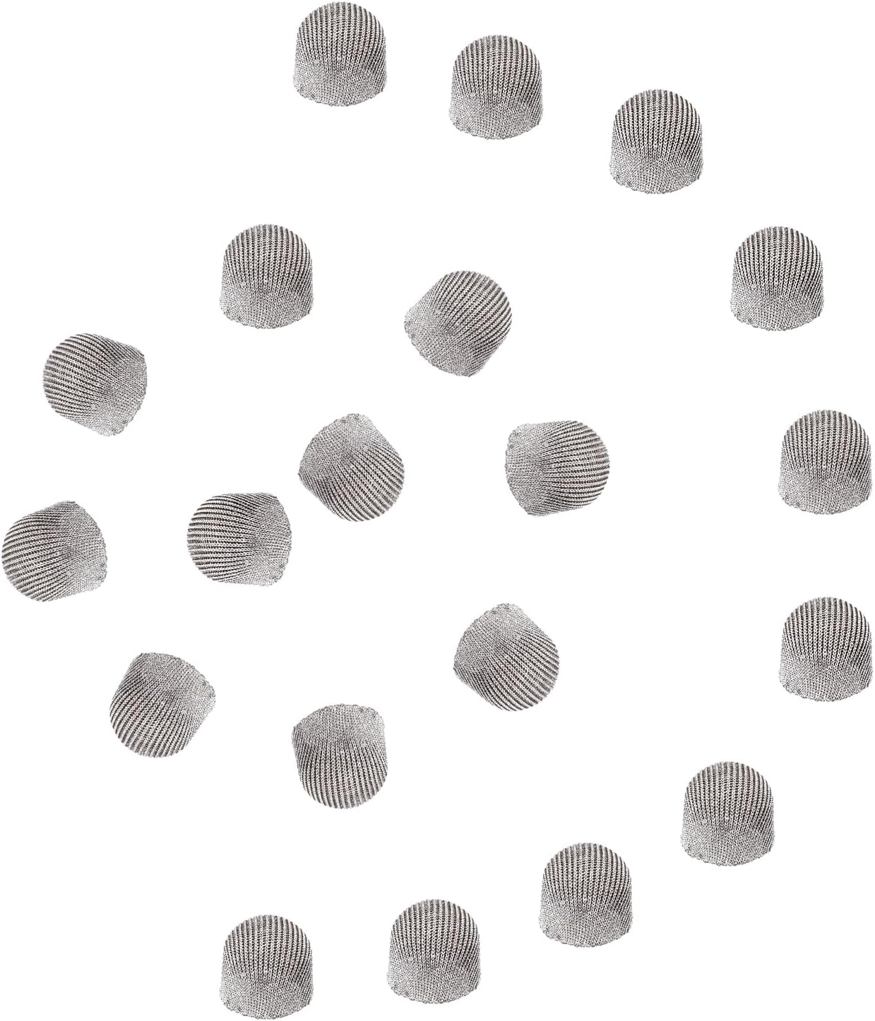 MECCANIXITY 10Pcs Replacement Fiber Mesh Tips for Stylus Pens 8mm Suitable for Capacitive Touch Screen,High Sensitivity,Soft,No Scratch Screen Pen Tip