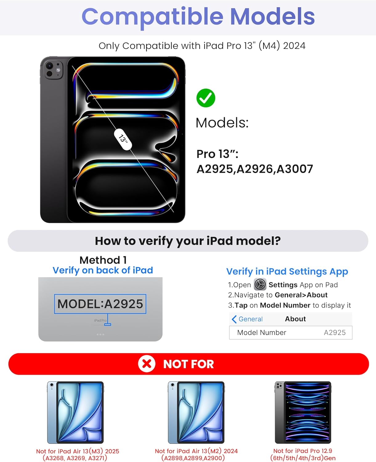 typecase Keyboard Case for 2024 iPad Pro 13-inch (M4), White Keyboard with White Carbon Fiber Protective Case,Portrait & Typing Modes,Built-in Trackpad,11-Color Backlight,Magnetic Stand,Pencil Holder