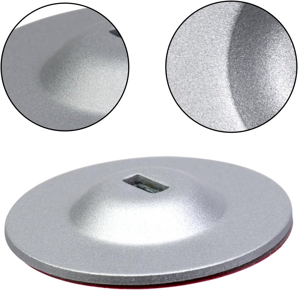 I3C Anchor Plate Adhesive Security Plate, Laptop Lock Plate with Slot, Universal Lock Plate for Laptop, Monitor, Smart Phone,Tablet, Other Electronic Products (Silver 4 Pack)