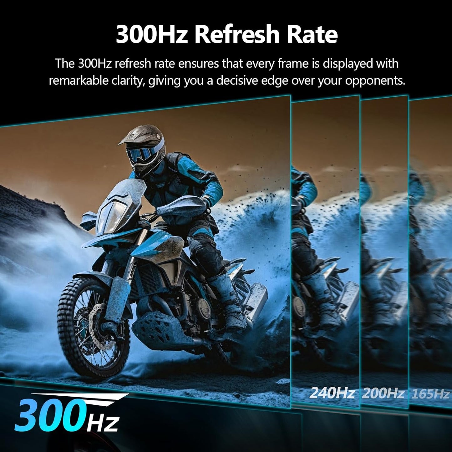 Z-Edge 27 inch Curved Gaming Monitor, FHD 1080P 300Hz 280Hz 240Hz Curved Monitor 1500R Computer Monitor, MPRT 1ms Monitor, 16.7M Colors, UG27S 2X DP 1.4 Ports and 2X HDMI 2.0 Ports