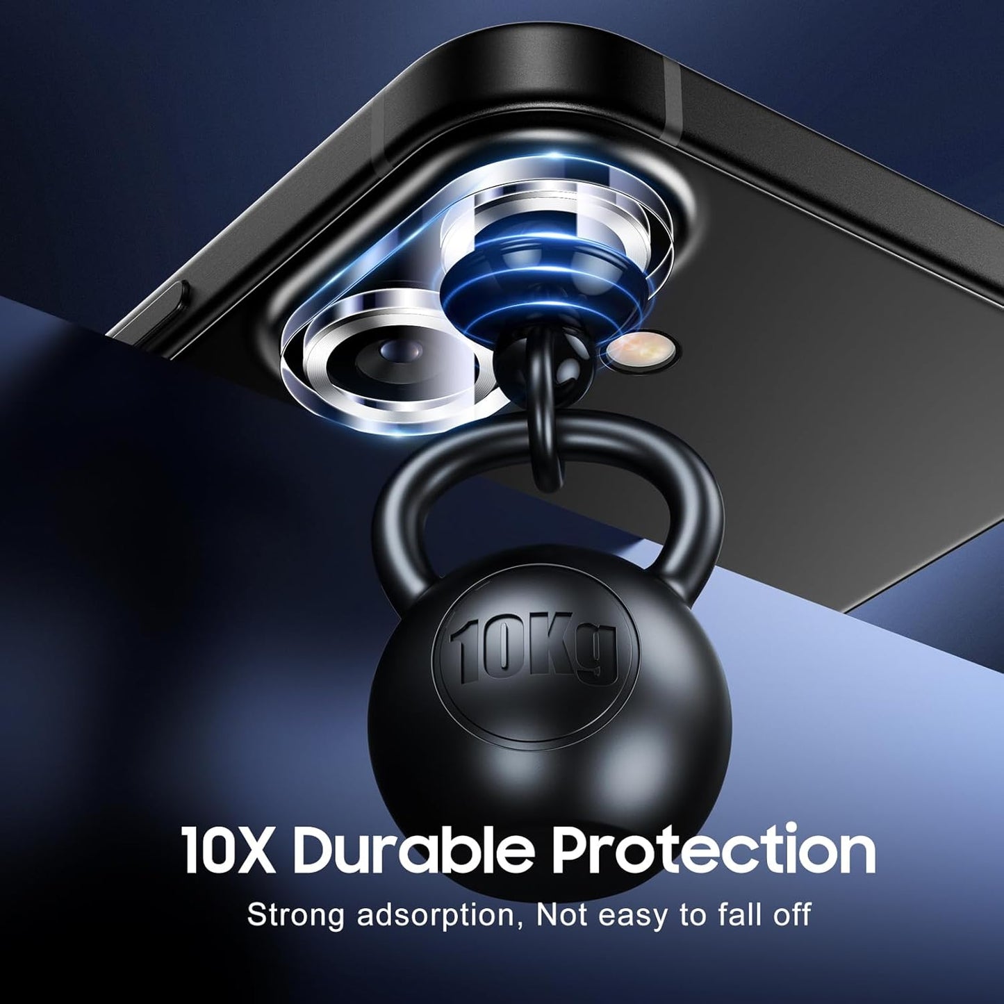 UniqueMe for 3 Pack iPhone 16 / iPhone 16 Plus Camera Lens Protector - [Drop Protection] [Case Friendly] 9H Tempered Glass Camera Cover Screen [Update New Version] - Silver