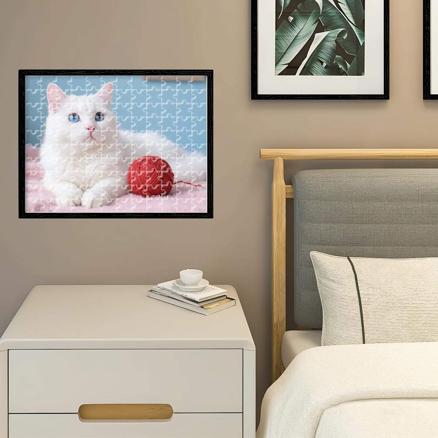 Custom Photo Puzzle – Personalized Jigsaw Puzzle from Your Photos in 200/300/500/1000/1500 Pieces – Custom Puzzle Gift for Families, Pets, Weddings, Anniversaries, Adults and Couples(300-horizontal)