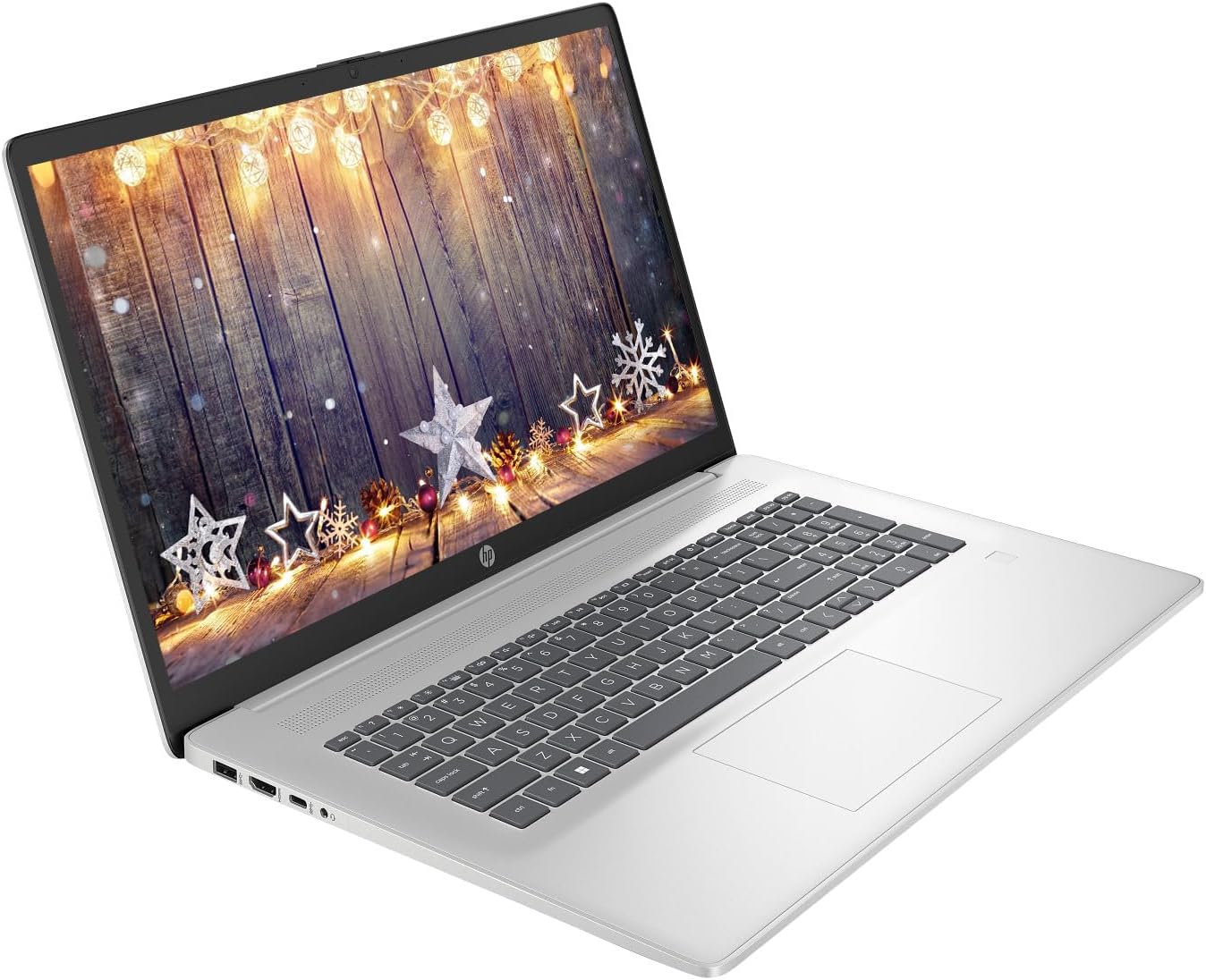 HP 17.3" Business Laptop Computer, 16GB RAM 1.2TB Storage (1TB SSD+256GB Docking Station Set), 10-Core Intel Core i5, Windows 11 Pro & Microsoft Office Included, Fingerprint Reader, PLUSERA Earphones