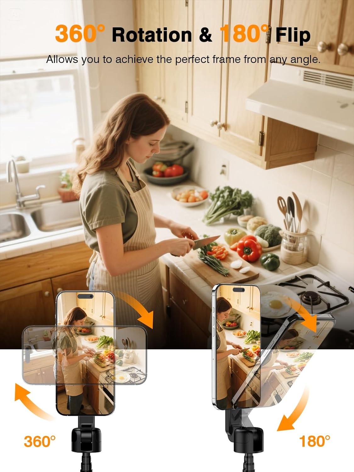 𝟐𝟎𝟐𝟓 𝐔𝐩𝐠𝐫𝐚𝐝𝐞𝐝 for Magsafe Tripod for iPhone,65”Extendable Strong Magnetic Selfie Stick for iPhone with Remote,Portable Cell Phone Tripod Stand for Vlogging Video Vacation Travel Essentials