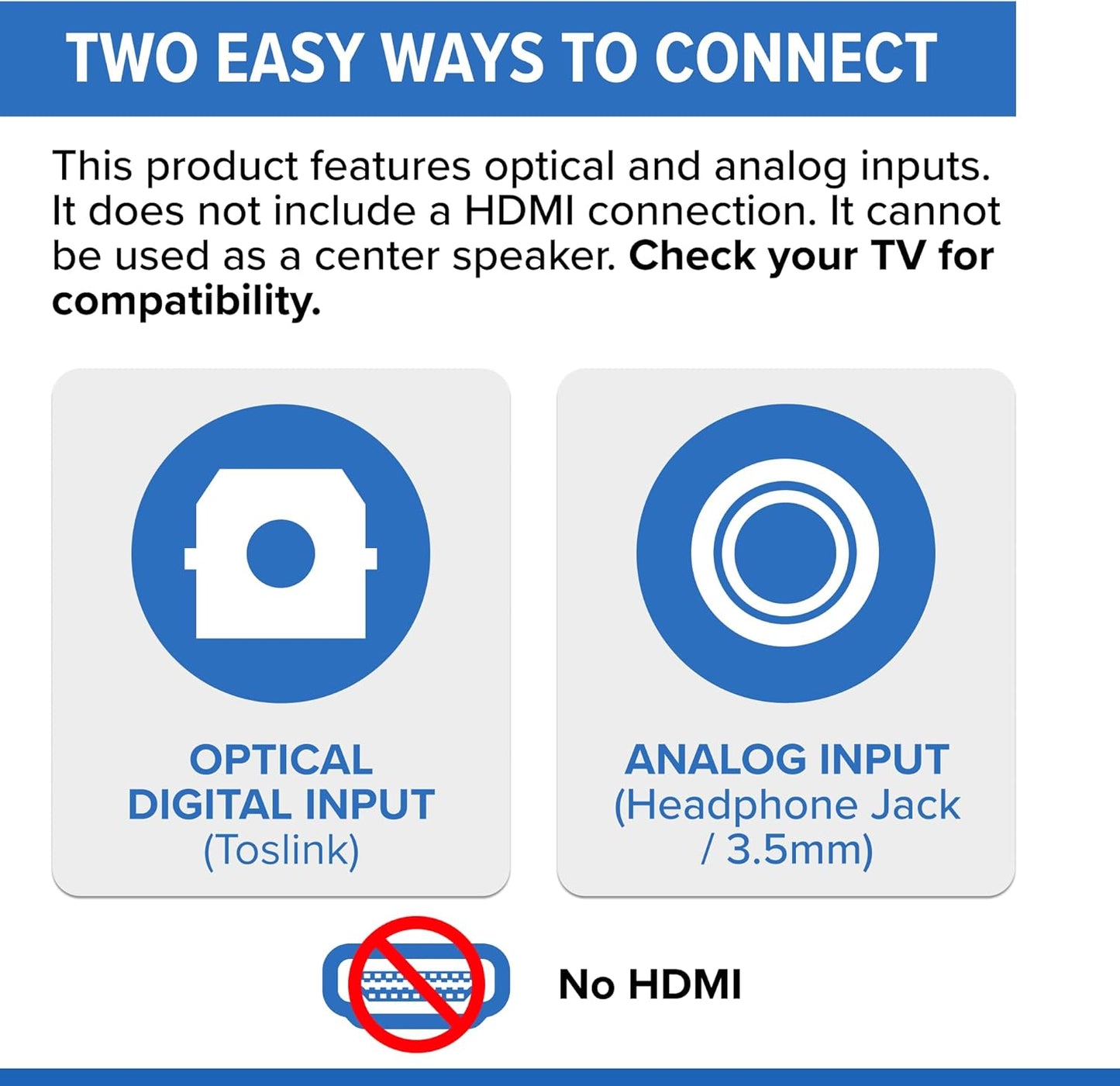 ZVOX Dialogue Clarifying Sound Bar - Patented Hearing Technology, AccuVoice TV Sound Bar with 12 Levels of Voice Boost, 17" Home Theater TV Speakers, Ideal for Smart TVs - AV157 Black