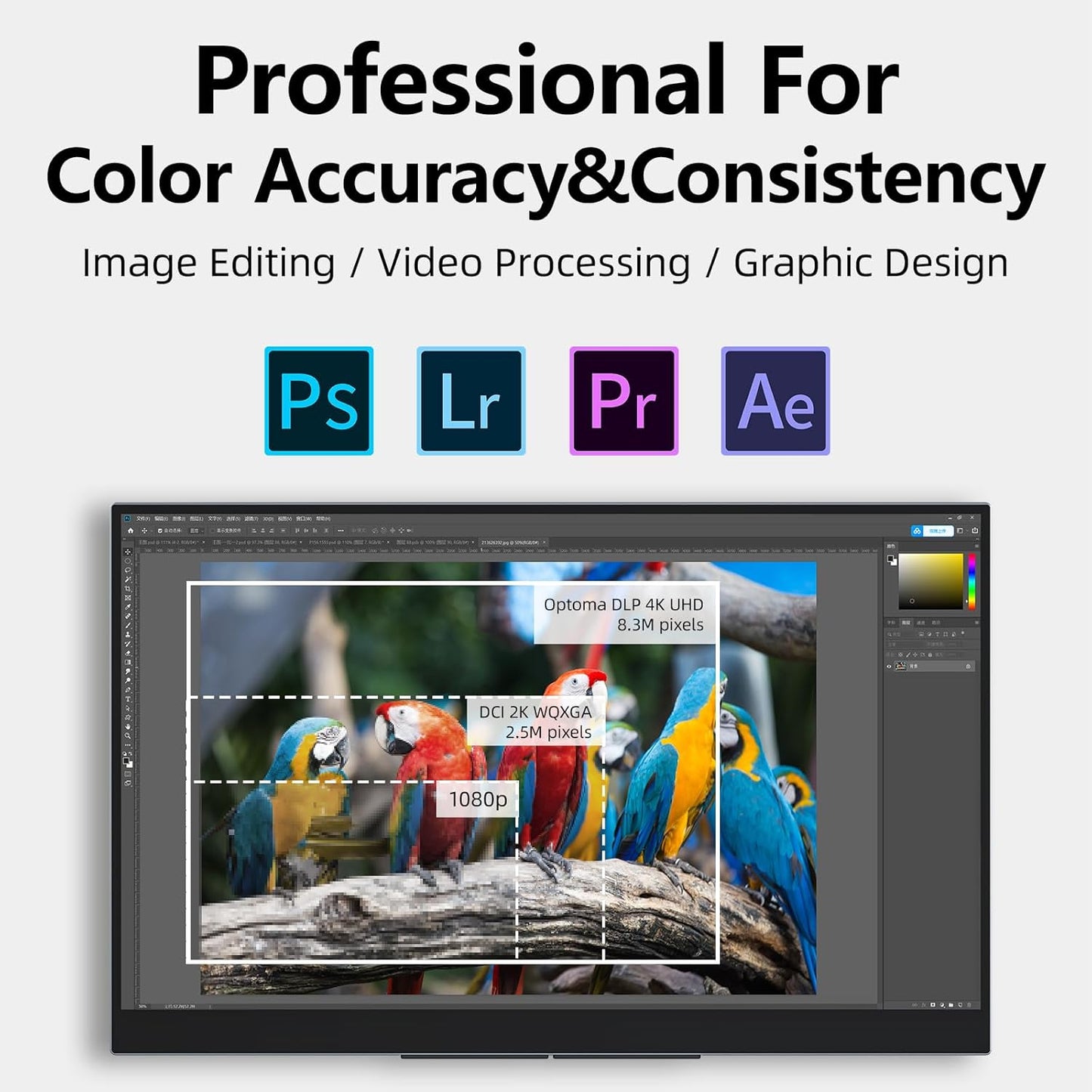 Portable Monitor OLED 15.6 Inch Touchscreen 4K UHD 3840X2160 100% DCI-P3 100000:1 Multi-Touch HDR USB-C HDMI Travel Monitor for Laptop with Kickstand & SleeveCase