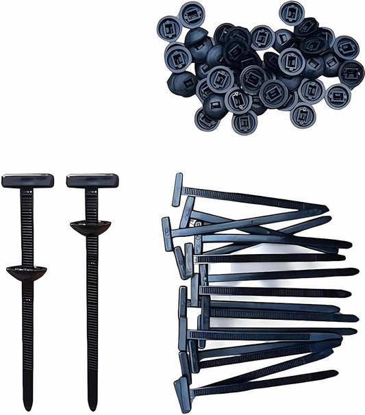 2026 upgraded heavy-duty self-locking nylon cable ties with uv protection for car repair, home, and cable management (100)