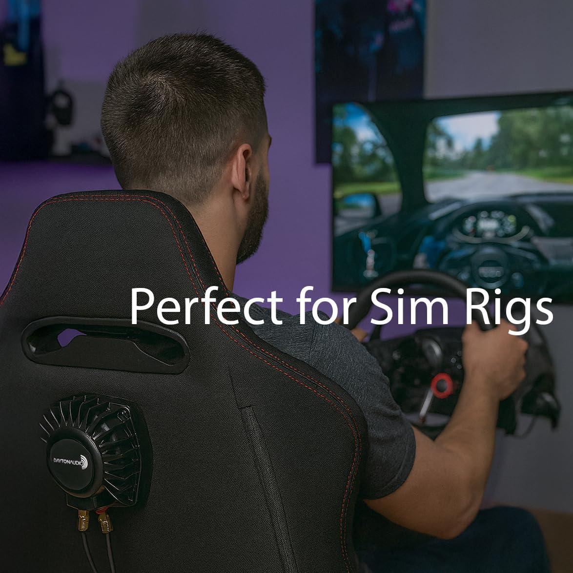 Dayton Audio BST-1 High Power Pro Tactile Bass Shaker 50 Watts RMS, 4 Ohms Impedance - Turn Any Surface into a Speaker System - Generates Subwoofer Lows