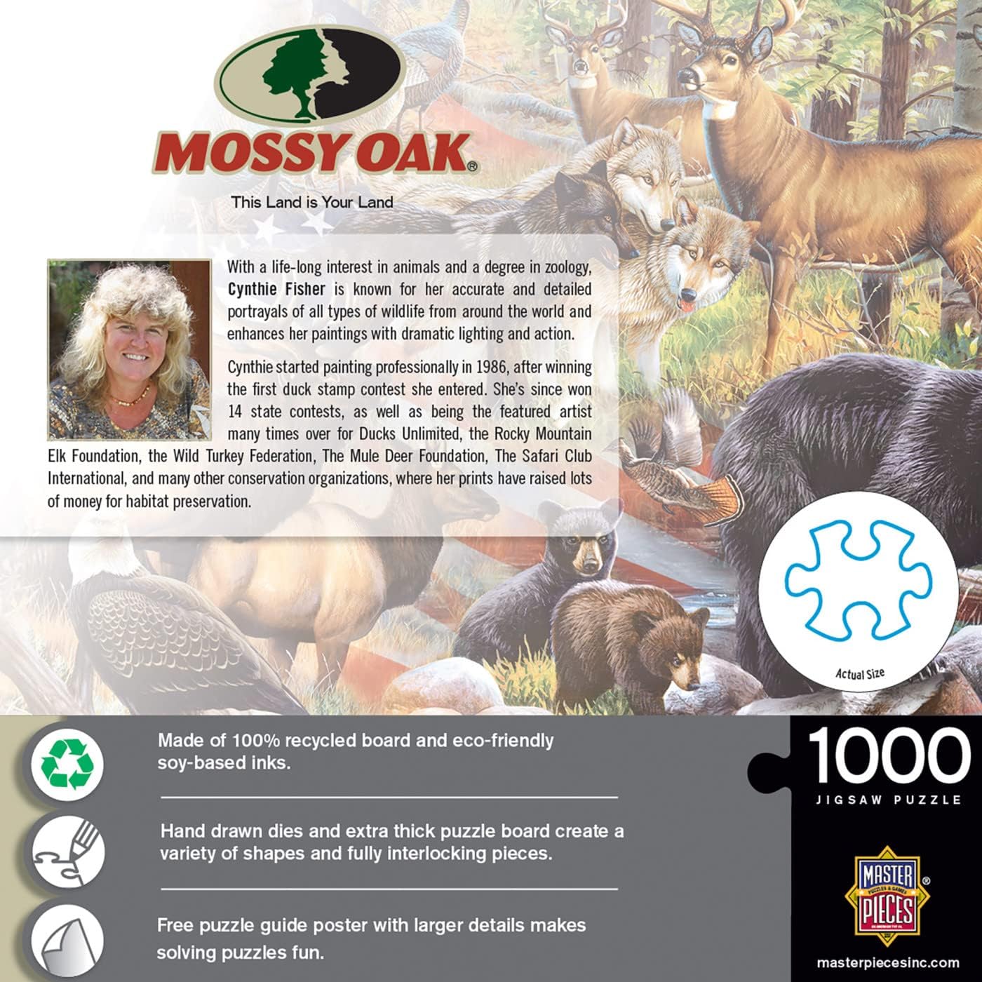 MasterPieces 1000 Piece Jigsaw Puzzle for Adults, Family, Or Youth - This Land is Your Land - 19.25"x26.75"