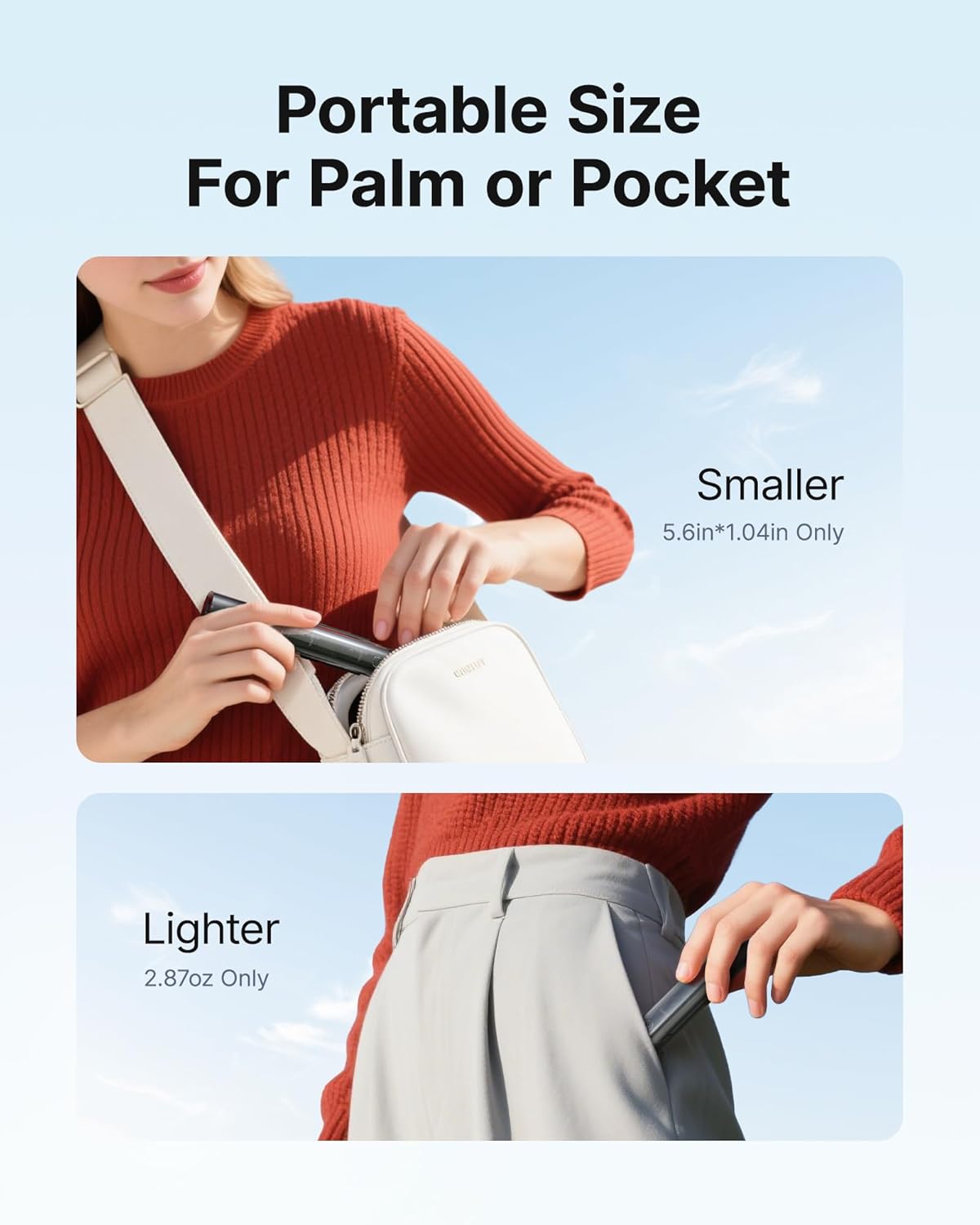 BOYA Magic Wireless Mini Microphones for iPhone/Android/PC/Camera, 4 Form-in-1 Mic, 7g Lightweight,AI Noise Reduction, 48kHz/24bit,APP Control, 328ft Range,Microphone for Recording(Stand not included)