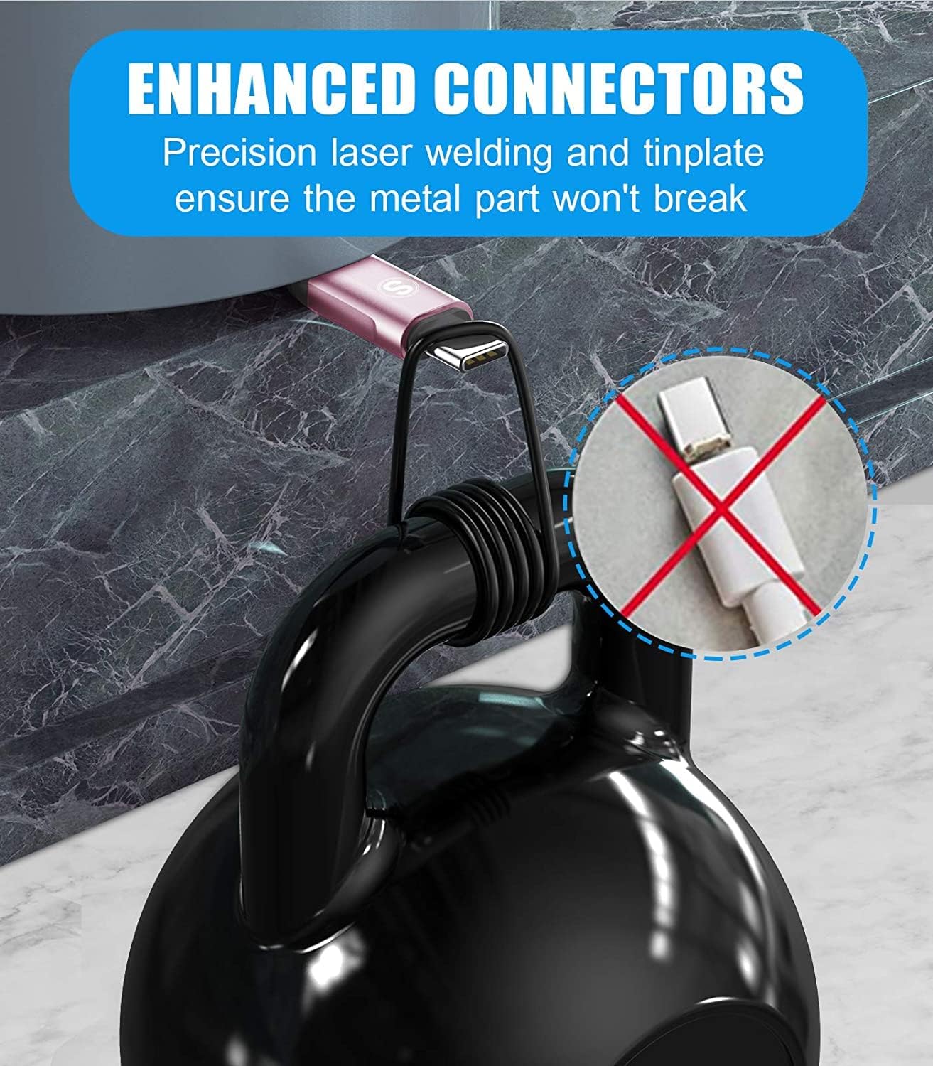 sweguard USB Type C Charger Cable [3-Pack,10ft+6.6ft+3.3ft] iPhone 16 Charger Nylon Braided Cord for iPhone 16 15 Pro Max Plus Samsung Galaxy S24 S23 S22 S21 S20 S10 Note 20 10 A54 Pixel LG Moto PS5