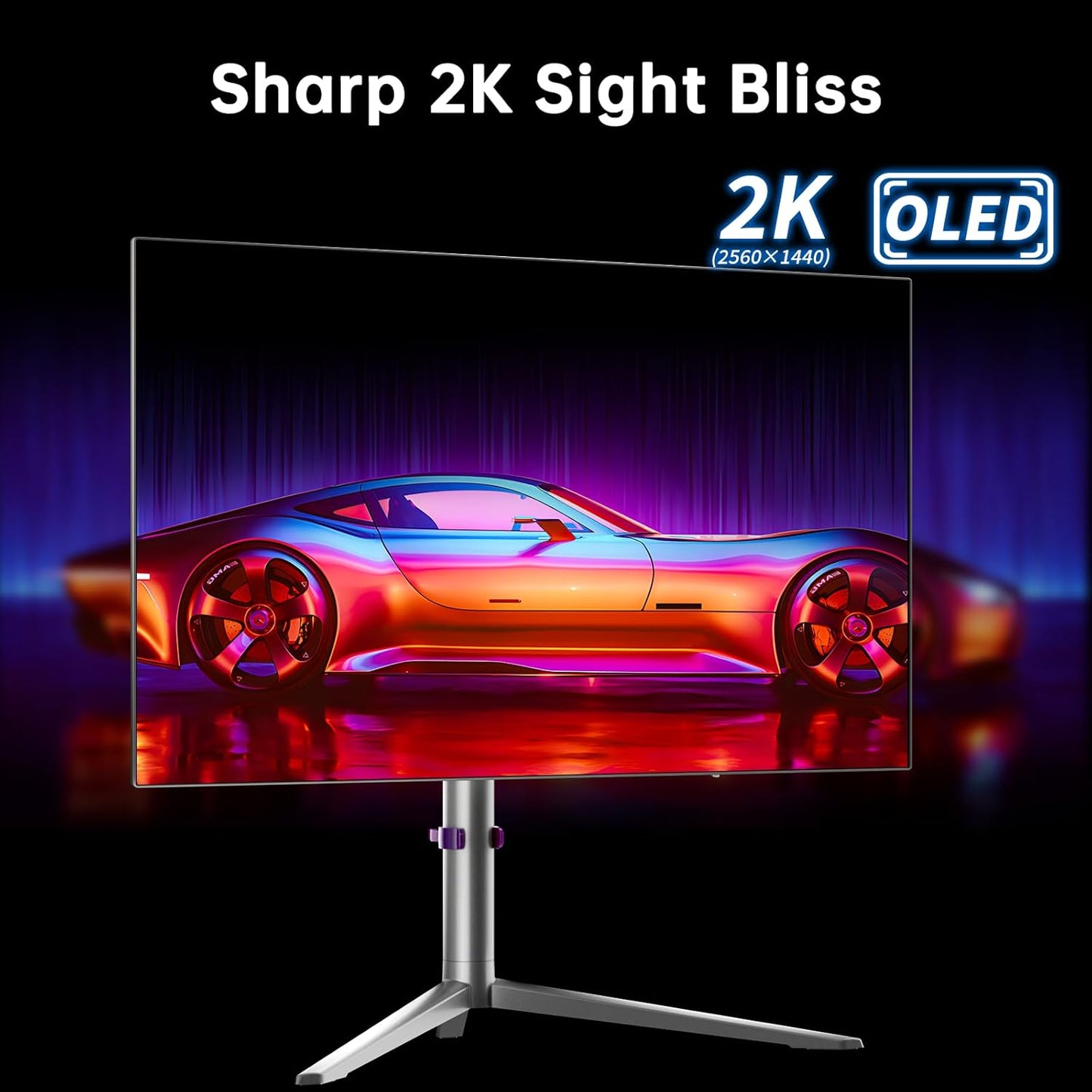 KTC 27-inch OLED Gaming Monitor | QHD 2560x1440P | 240Hz 0.03ms GTG | 1.5M:1 Contrast Ratio | DisplayHDR True Black 400 | 65W USB Type-C | Dual Speakers | Comes with Type-C, HDMI & DP Cables Included