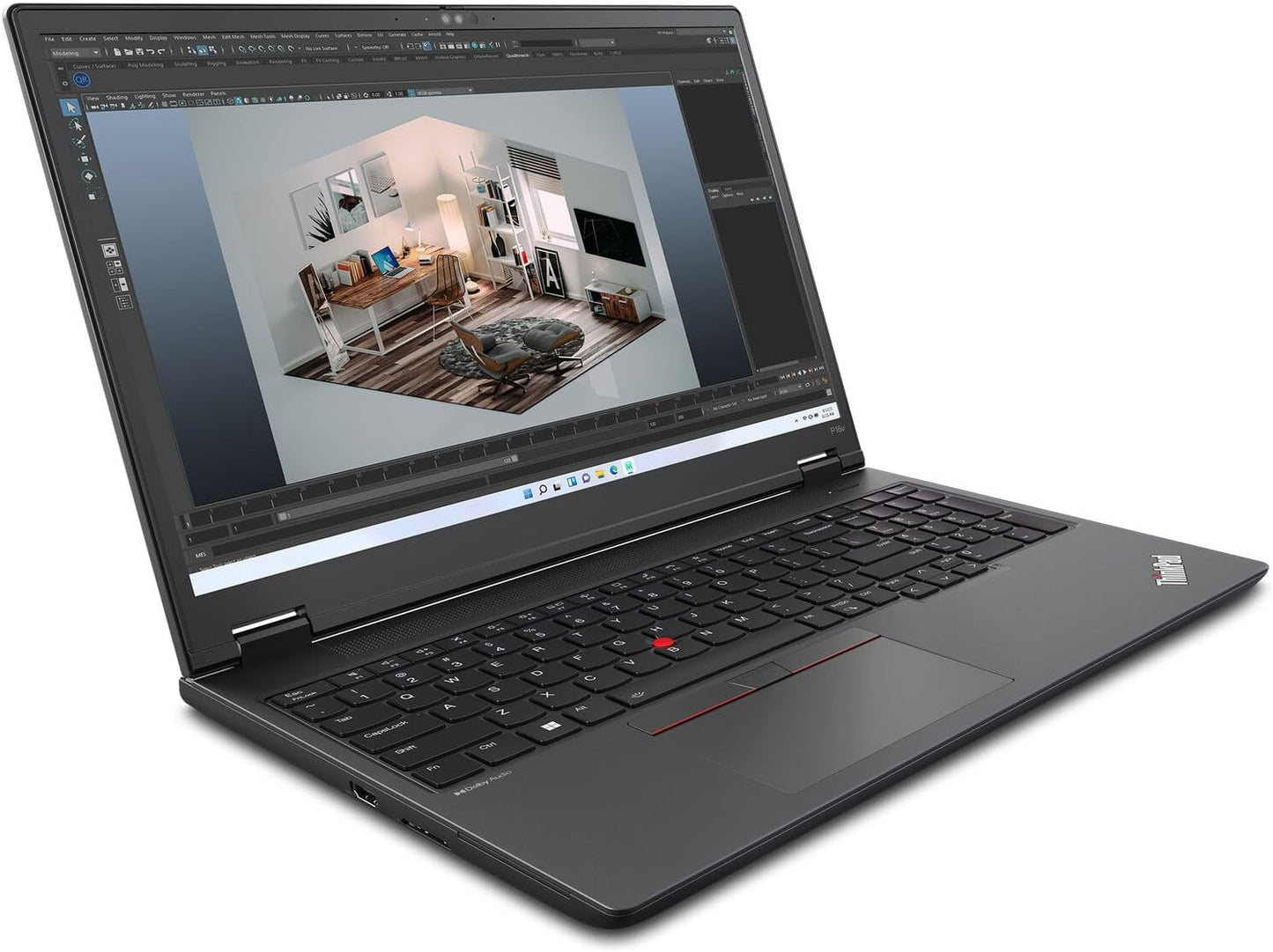 Lenovo ThinkPad P16v Gen 2 Intel Core Ultra 9 185H vPro, 24C, 16" WQUXGA (3840 x 2400), IPS, 800 nits, 64GB RAM, 1TB SSD, NVIDIA RTX 3000 Ada Backlit KYB, Fingerprint Reader, Windows Pro