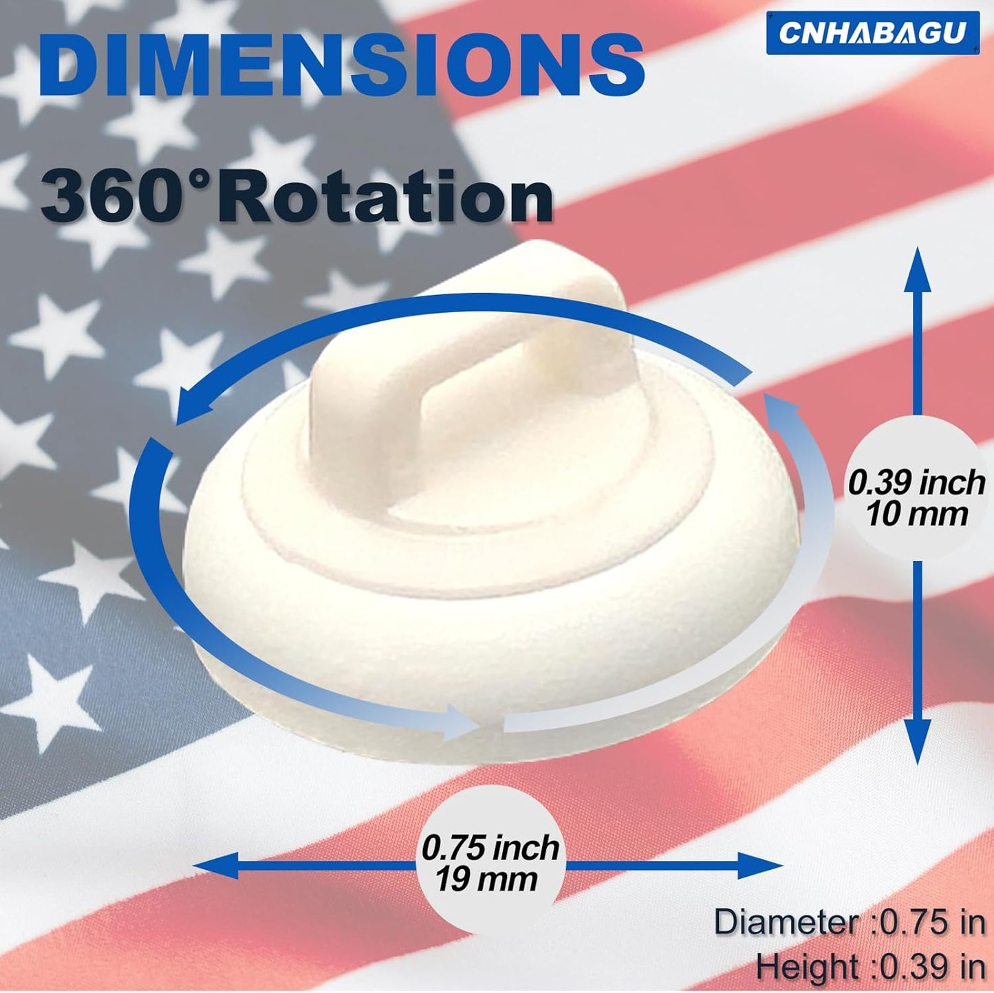 Magnetic Cable Zip Tie Mounts Clips Multipurpose Zip Ties Mount Base Holder Wire Cable Holder Mount Wire Clips Management for Home Office Marine Electrical Wiring (White, 40 Piece)