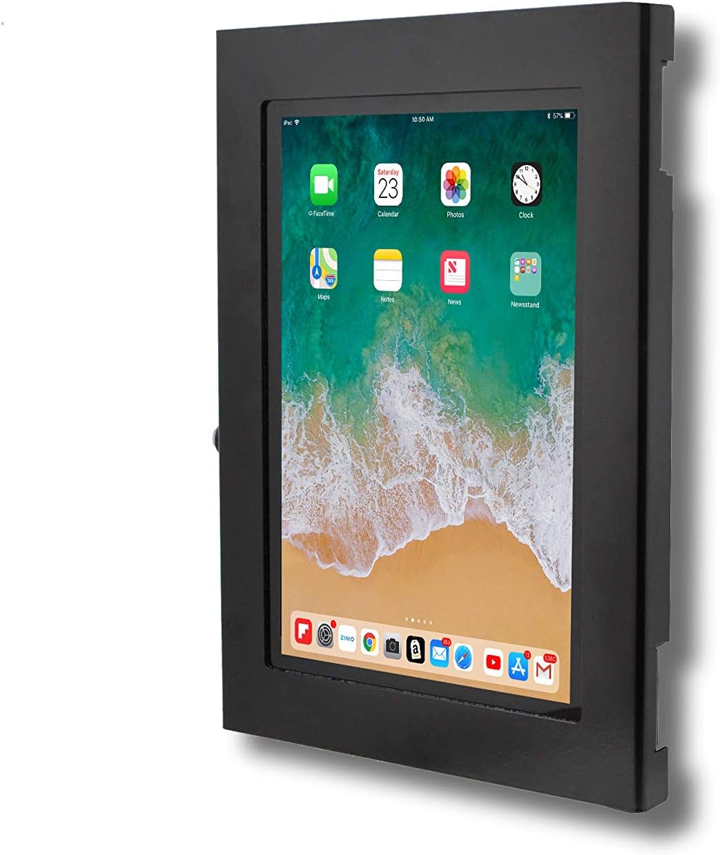 TABcare Locking Security Metal Case for iPad mini 6 7 8.3" Functions as Kiosk, POS, Store, Show Display (Black, iPad mini 6/7)