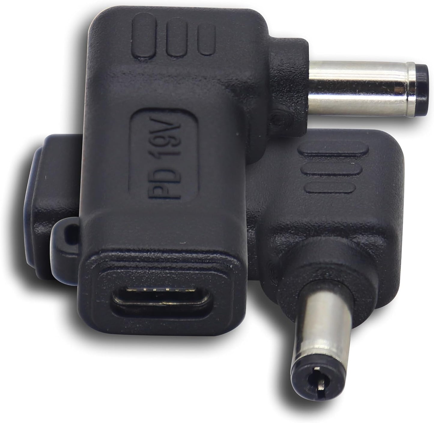 90W PD Type C to DC5521 Power Converter USB C to DC 5521 Laptop Charging Adapter 19V 4A Type C Female to DC 5.5 x 2.1mm Male Power Adapter for Studio and Travel [PD-5521]