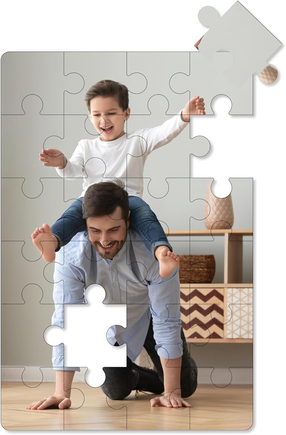 I See Me! Photo Personalized Puzzle for Father's Day - 24 Piece (Vertical/Portrait)