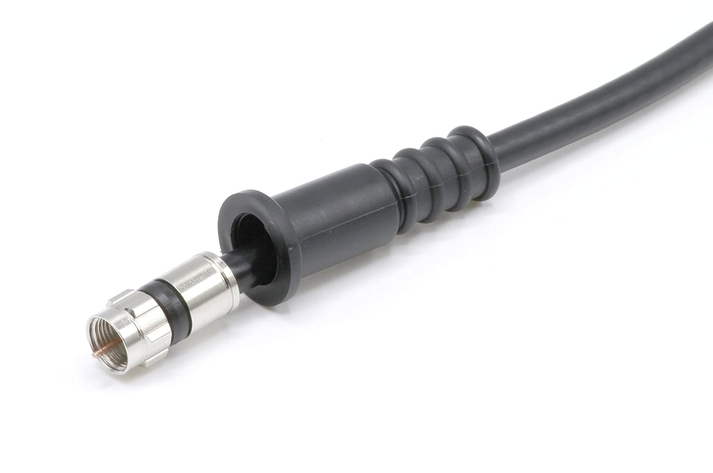 THE CIMPLE CO Coaxial Cable Weather Boot - RG6 Connectors RG59 Ends Coaxial Boots - Weatherproof (Black) - Pack of 50