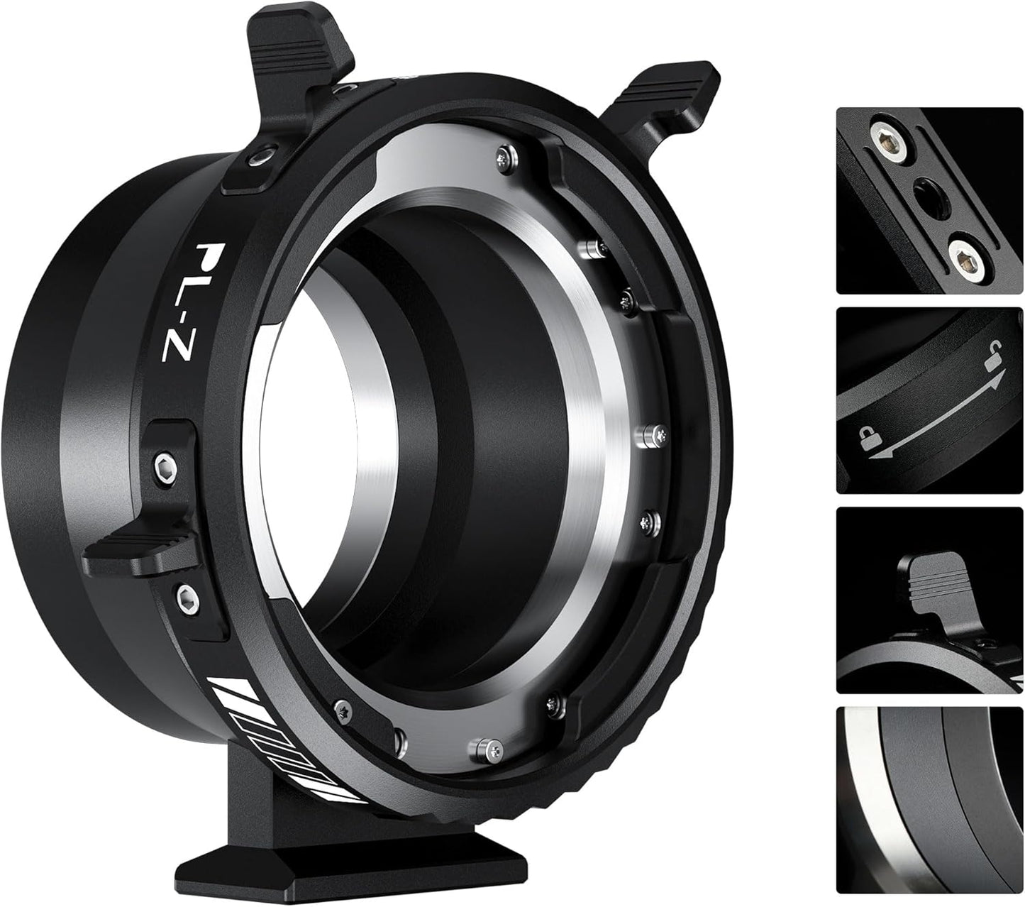 VILTROX PL-Z Lens Adapter, Lens Converter Ring Camera Lens Mount Adapter Ring Compatible with PL Lens to to Z Mount Nikon Mirrorless Camera Z5 Z50 Z6 Z6II Z7 Z7II Zfc