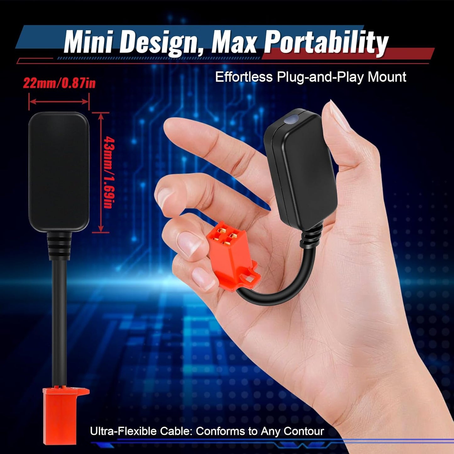 Bluetooth Dongle/Adapter for Ebike Compatible with Fardriver Controller Programming Module, for Computers Tablets & FarDriver Programmable Bluetooth Network Adapter