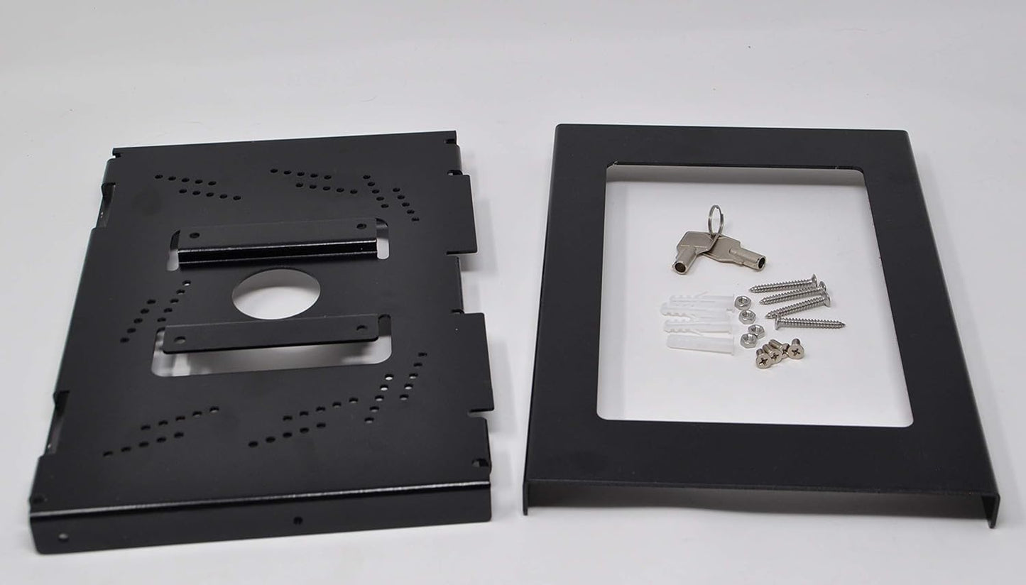 TABcare Locking Security Metal Case for iPad mini Used as Kiosk, POS, Store, Show Display (Black, iPad mini 4/5)