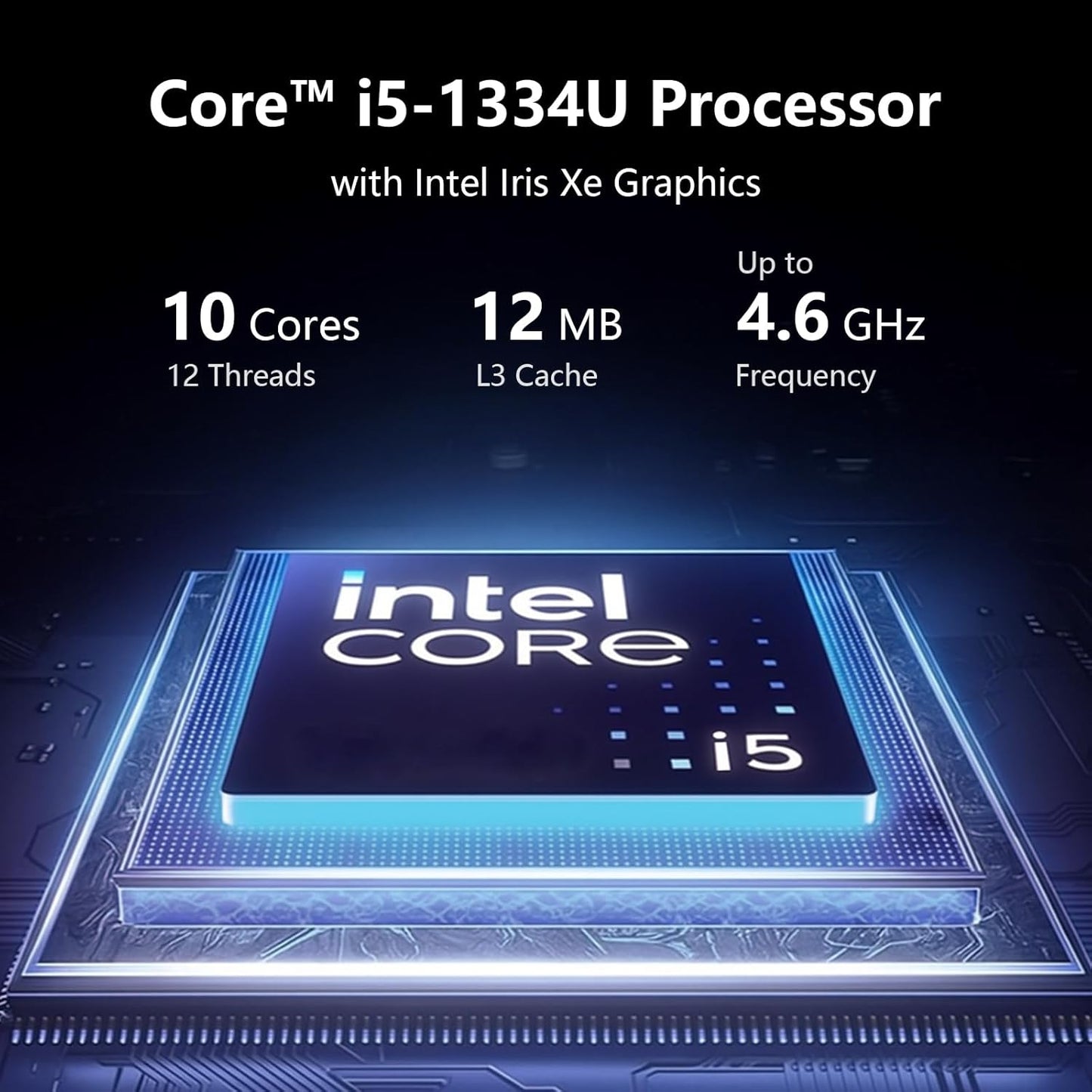 Dell 15.6" Touchscreen Laptop Computer, 16GB RAM, 0.75TB Storage (512GB SSD + 256GB Docking Station), Intel 10-Core i5-1334U (Beat i7-1250U), FHD Display, WiFi 6, Windows 11 Pro S, USB C to RJ45 Cable