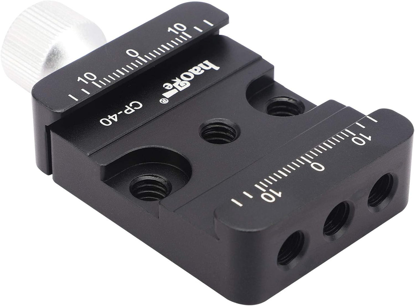 Haoge CP-40 DSLR and Mirrorless Quick Release Clamp for Arca-Type Standard Conversion Heighten Riser Compatible with DJI Ronin S/SC ZHIYUN Crane Series Weebill S Gimbal Manfrotto Tripod Ball Head