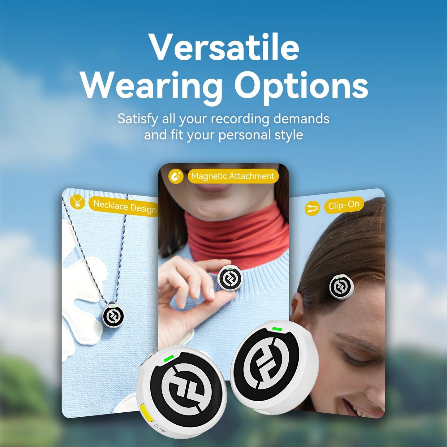 Hollyland Lark M2 Wireless Lavalier Microphone for iPhone15/16& Android, USB C Mini Lapel Microphone Wireless, 1000ft Range, Hi-Fi Audio, Noise Cancellation, 30H Battery for Video Recording, Streaming