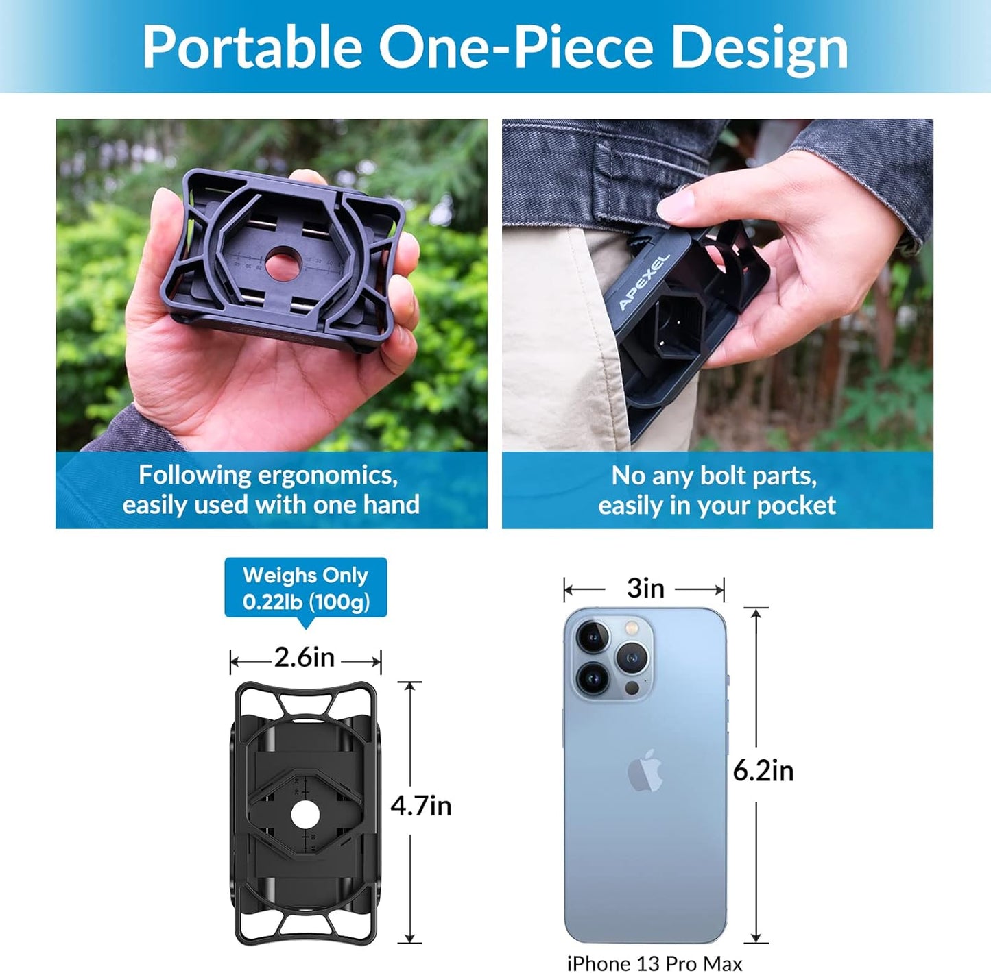 APEXEL Telescope Phone Adapter, Binocular Photo Adapter for Android & iPhone, Phone Holder Mount for Telescope, Monocular, Binocular, Microscope, Spotting Scope. (Including Bluetooth Shutter Remote)