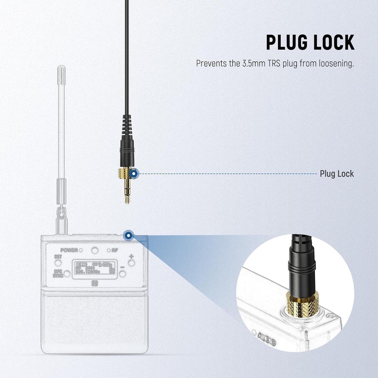NEEWER Lapel Lavalier Microphone (2 Pack), Wired Clip On Omnidirectional Condenser Lav Mic Compatible with Rode Wireless GO II DJI Wireless Mic Transmitter for Stage YouTube Video Live Stream, CM5