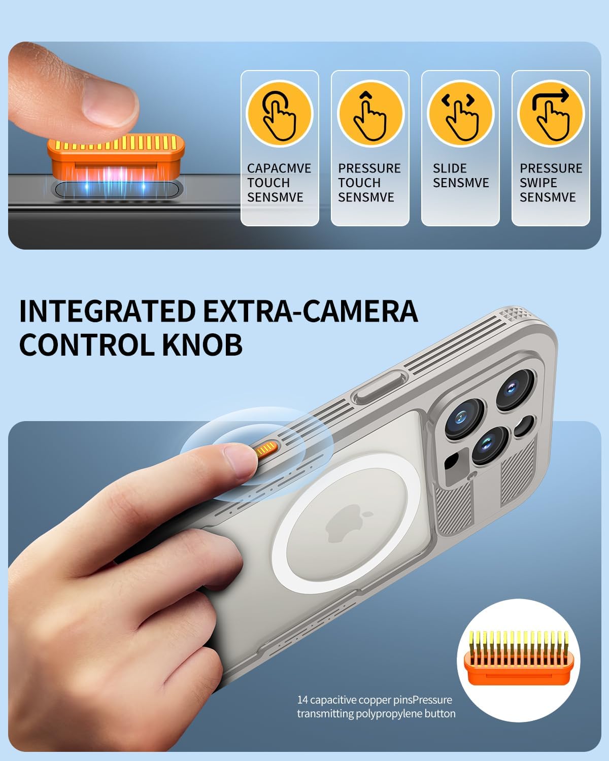 Lanhiem Magnetic for iPhone 16 Pro Max Case, IP68 Waterproof Dustproof Case, [Compatible with Magsafe] [Built-in Screen Protector] Full Body Heavy Duty Rugged Phone Cover 6.9 inch, Natural