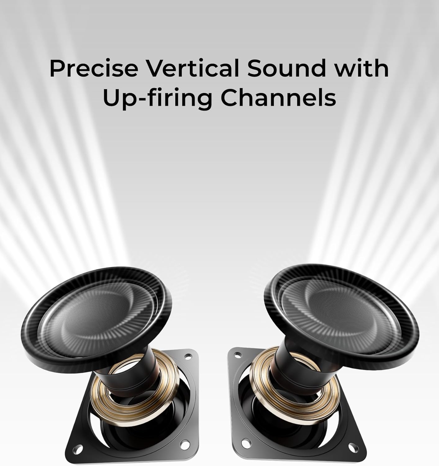 ULTIMEA 3.1.2ch Sound Bar with Dolby Atmos, Surround Sound System for TV with 6.5 inch Subwoofer, Sound Bar for Smart TV, Soundbar with Subwoofer for Home Theater, BT 5.4, HDMI eARC, Skywave F30 Boom