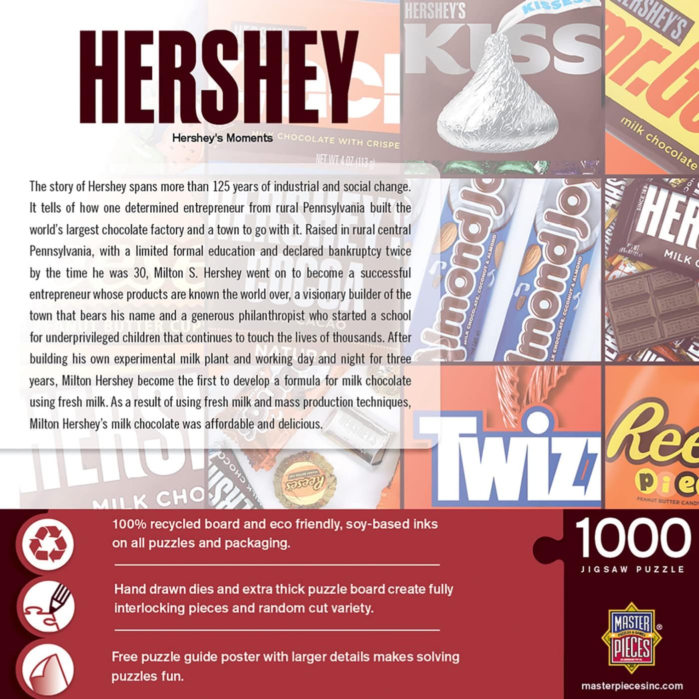 MasterPieces 1000 Piece Jigsaw Puzzle for Adults, Family, Or Youth - Hershey's Moments - 19.25"x26.75"