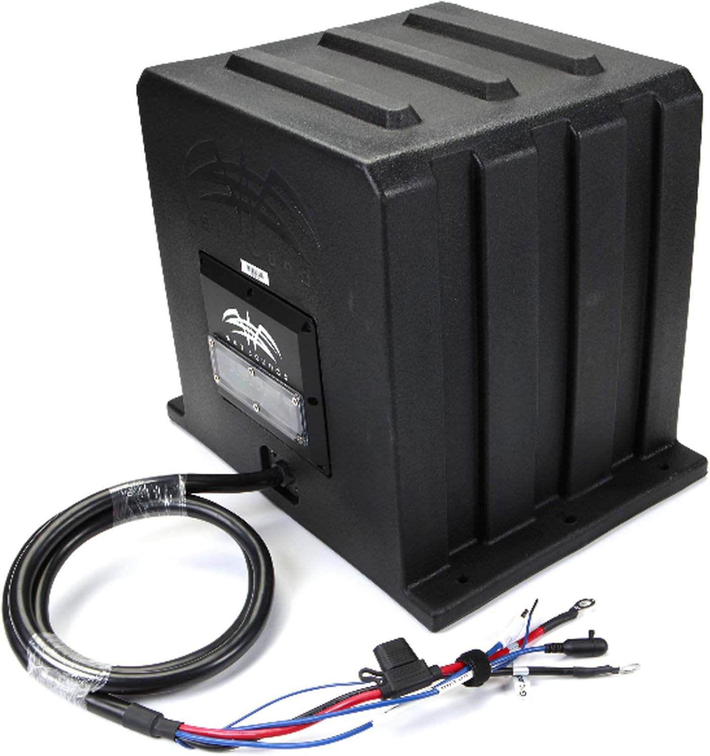 wet sounds Package - Black Stealth 10 Ultra HD Sound Bar w/Remote and AS-10 10" 500 Watt Powered Stealth Subwoofer