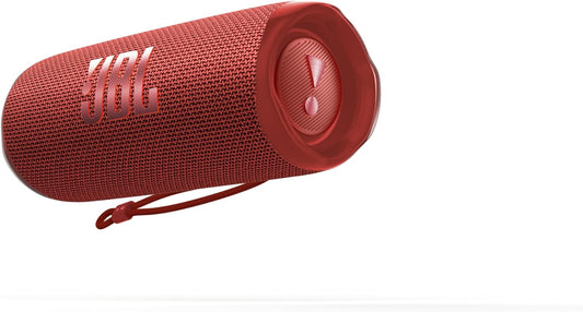 JBL Flip 6 - Portable Bluetooth Speaker, powerful sound and deep bass, IPX7 waterproof, 12 hours of playtime, JBL PartyBoost for multiple speaker pairing for home, outdoor and travel (Red)
