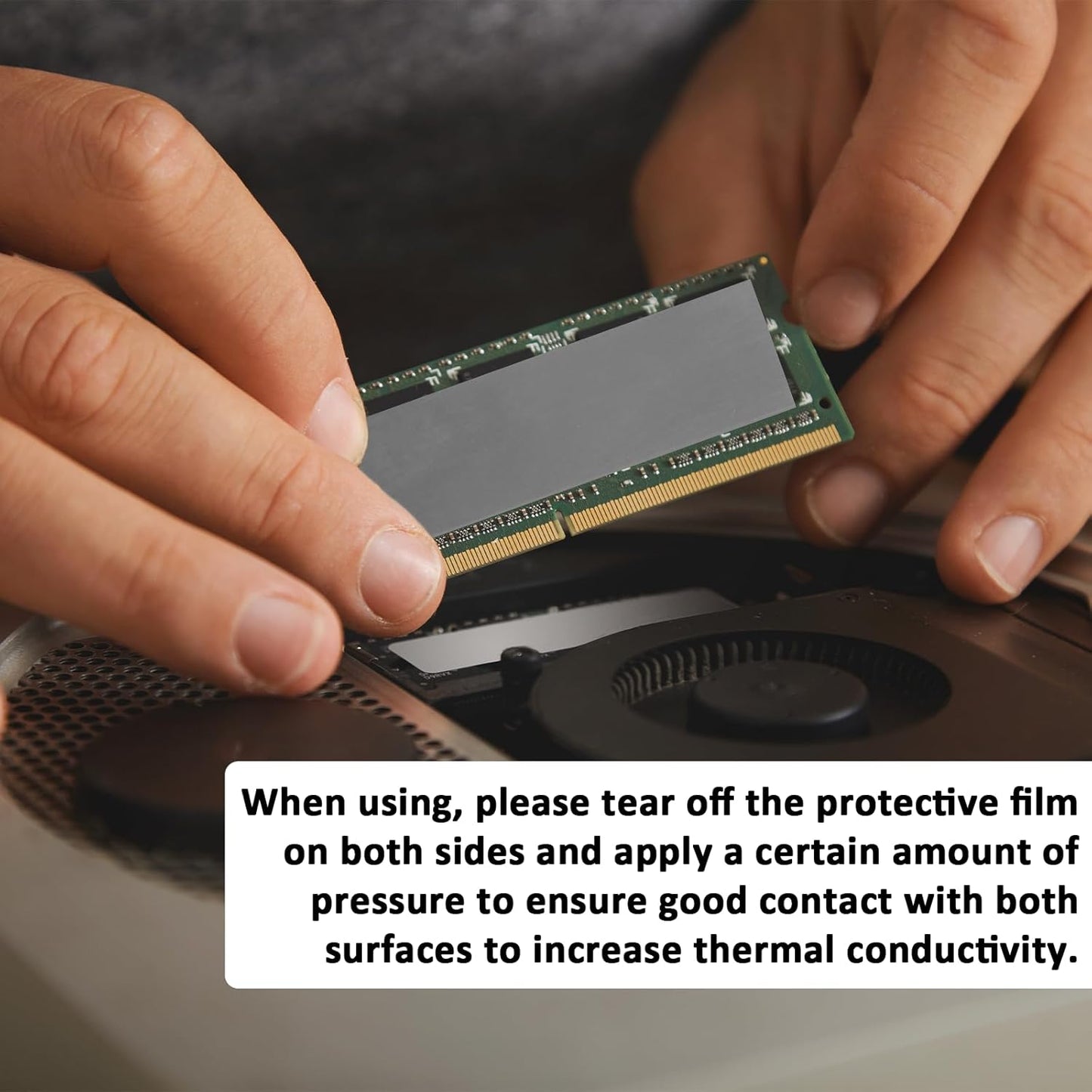 30 Pcs Silicone Thermal Pad, CPU GPU Thermal Conductive Silicone Pads Reusable Conductive Heatsink Pad for Chip LED Heat Conduction, Laptop Heatsink, 2.6 X 0.8 X0.1 Inch