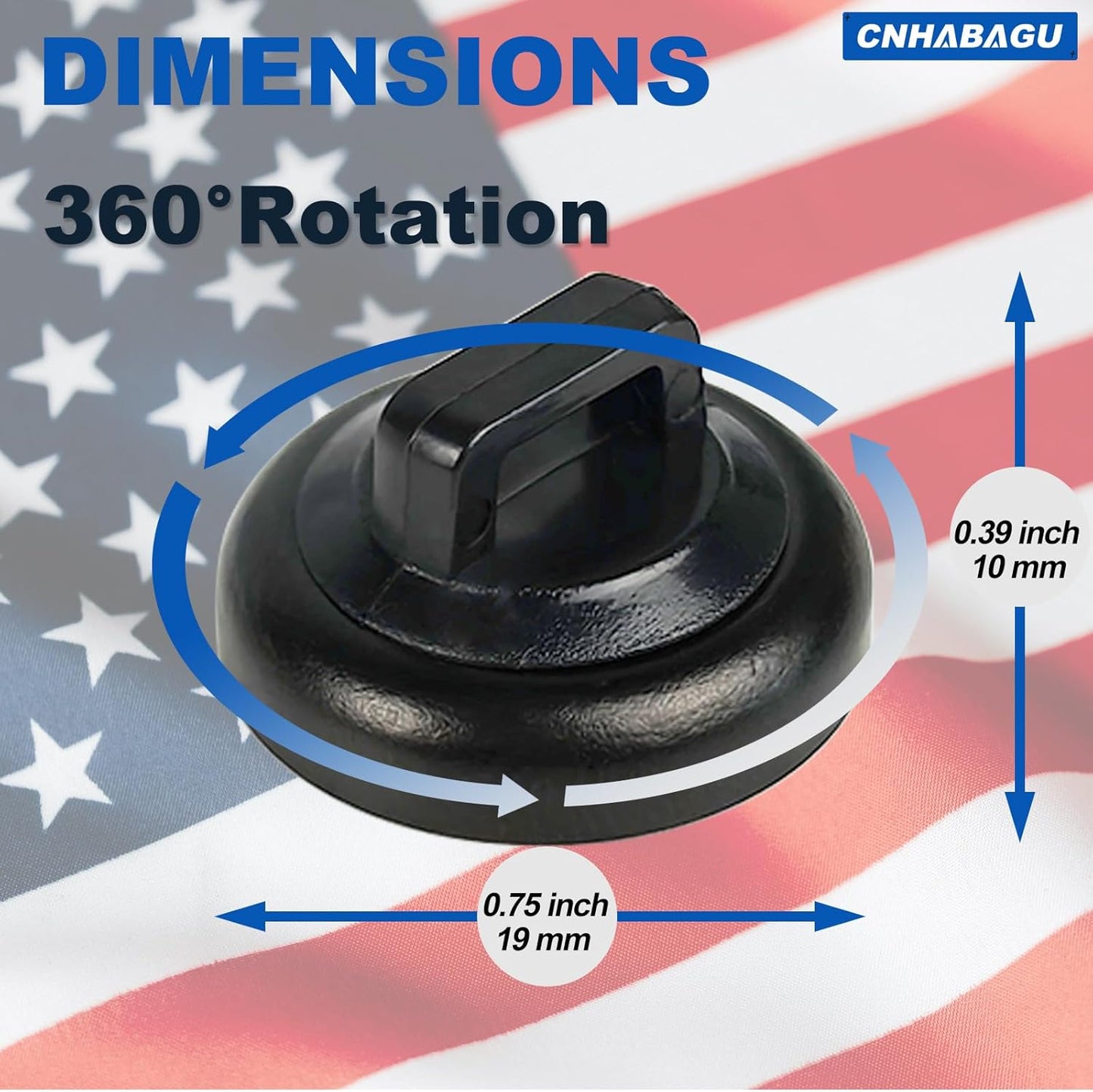 Magnetic Cable Zip Tie Mounts Clips Multipurpose Zip Ties Mount Base Holder Black Wire Cable Holder Mount Wire Clips Management for Home Office Marine Electrical Wiring (Black, 20 Piece)