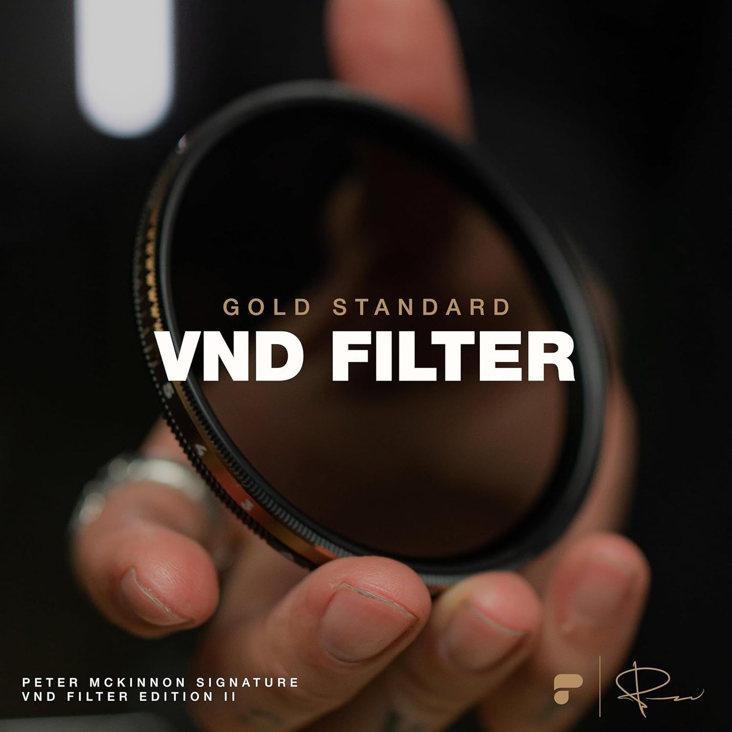 PolarPro 95mm Peter McKinnon VND Camera Filter - 2-5 Stop Variable Neutral Density Lens Filter for DSLR/Mirrorless Professional Video – PMVND Signature Edition II for Cinematic Shutter Speed Control