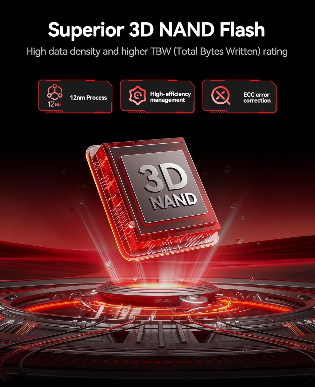 ORICO X7000 1TB NVMe SSD for Gaming, 7100MB/s Read Speed, 17μs Response Time, PCIe Gen 4 Internal Drive, PS5 & PC Compatibility, Comes with Heatsink for Enhanced Cooling and Multitasking