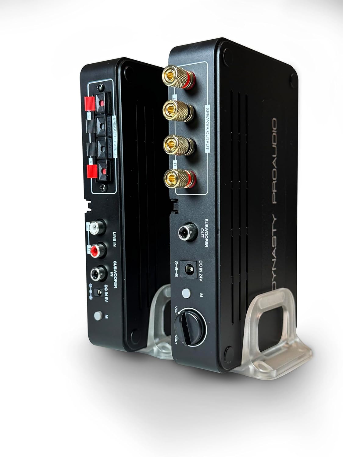 WSA-5RP Wireless Surround Sound Rear Speakers Kit with 2 x 50W Amplifier Built-in, 5.2G / 5.8GHz Dual Band Selectable, Total 106 RF Channel Auto Switching, Black