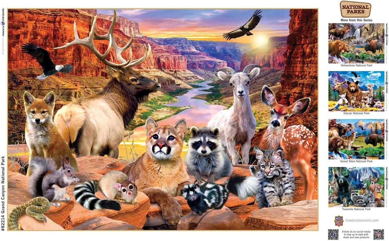 MasterPieces 500 Pieces Jigsaw Puzzle for Adults, Family, Or Youth - Grand Canyon National Park - 15"x21"