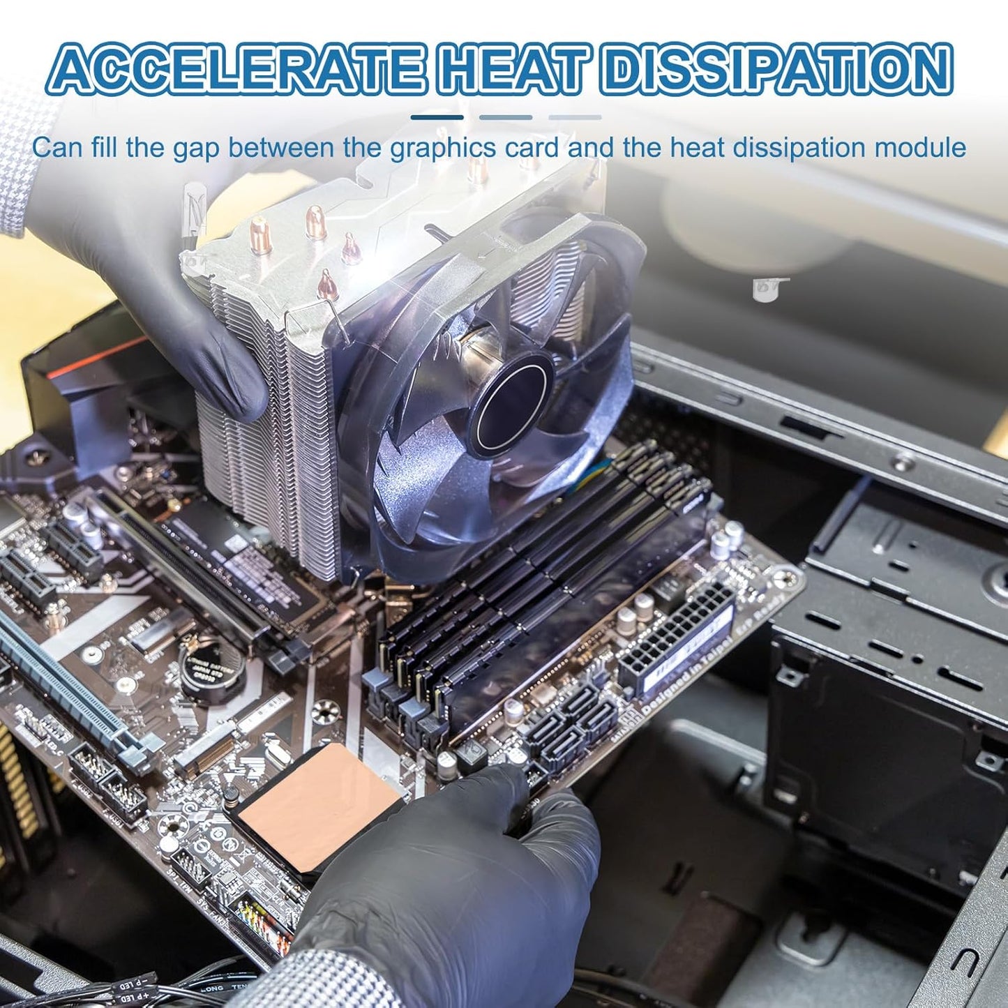 PATIKIL Copper Heatsink Pad Shims, 24 Pcs 15x15x1.5mm Copper Pad Shim IC Chipset GPU CPU Thermal Heatsink for Cooling Laptop Desktop Computer